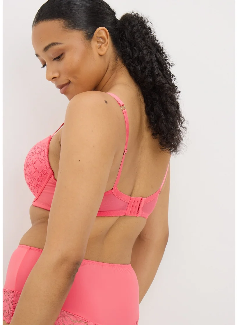 Matalan Coral DD+ Lace Detail Padded Bra