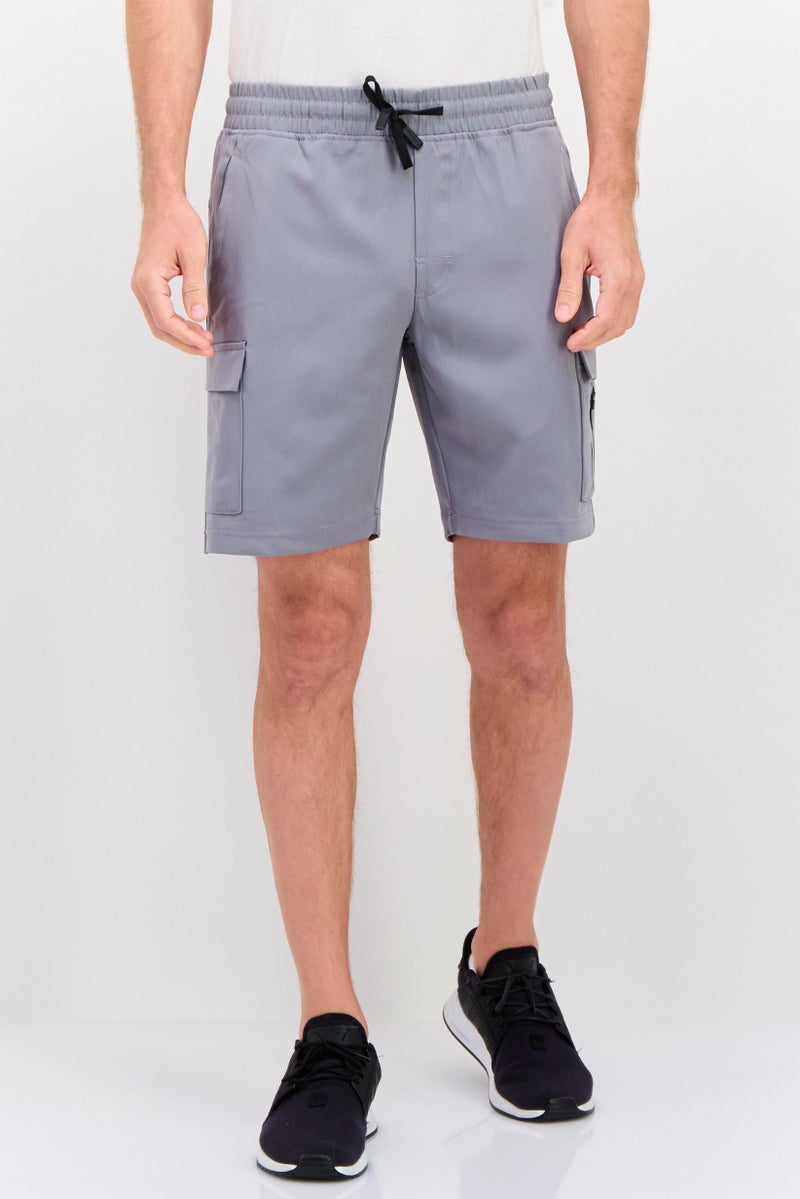 Legend Men Sportswear Fit Outdoor Shorts, Grey - Image 1