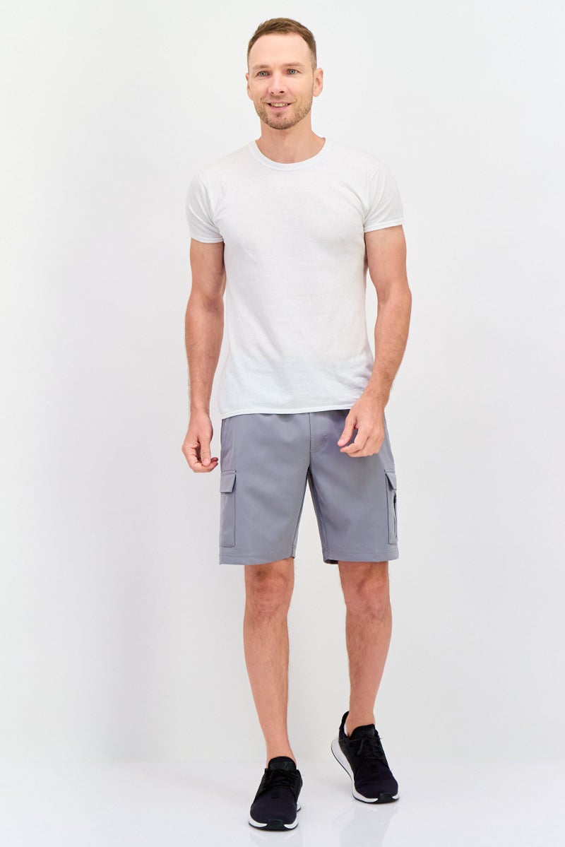 Legend Men Sportswear Fit Outdoor Shorts, Grey - Image 2