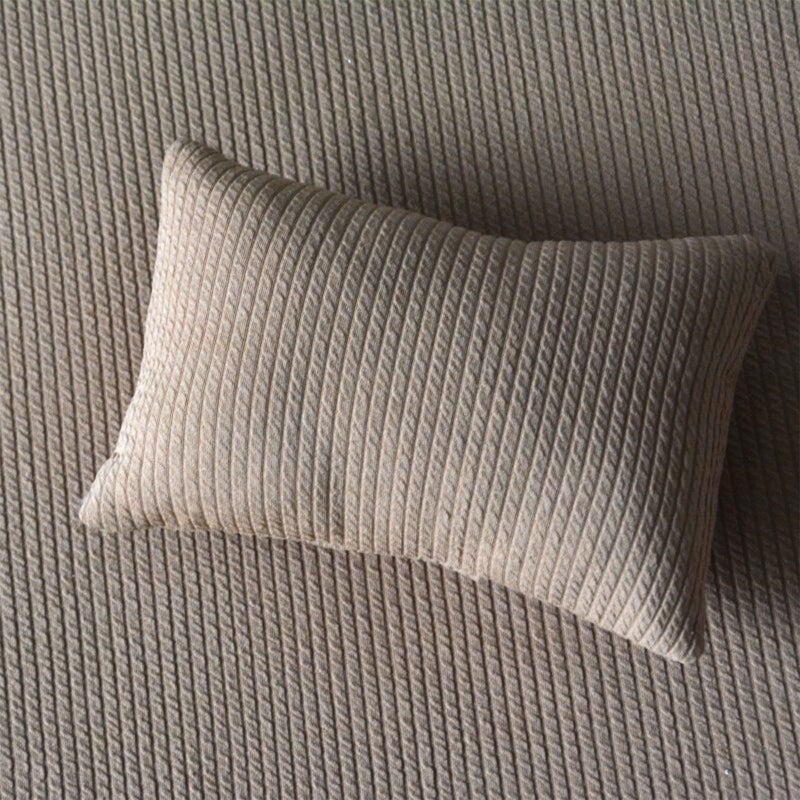 Newborn Photography Prop Set Light Brown Pillow Background Swaddle Blanket Headband Outfit - Image 5