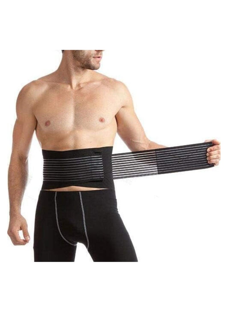 Generic - Spiral Band Waist Support Belt, Adjustable Compression Waist Trainer, Lumbar Support Brace for Back Pain Relief, Slimming Belt for Posture Correction and Core Stability - Image 1