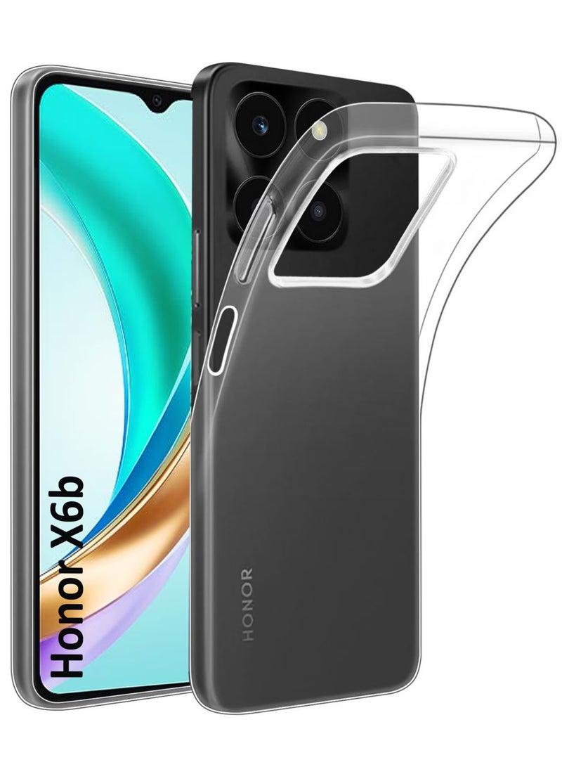 Beauenty For Honor X6B Shock Proof Case Cover - Ultra Clear, Durable  Accurate Cut-outs - Scratch, Dust  Smudge Protection - Clear Silicon Back Cover for Honor X6B - Image 1