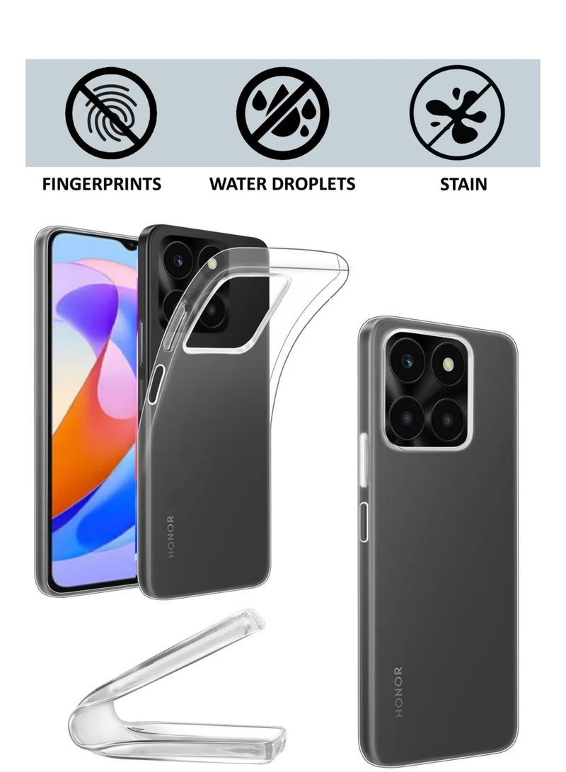 Beauenty For Honor X6B Shock Proof Case Cover - Ultra Clear, Durable  Accurate Cut-outs - Scratch, Dust  Smudge Protection - Clear Silicon Back Cover for Honor X6B - Image 3
