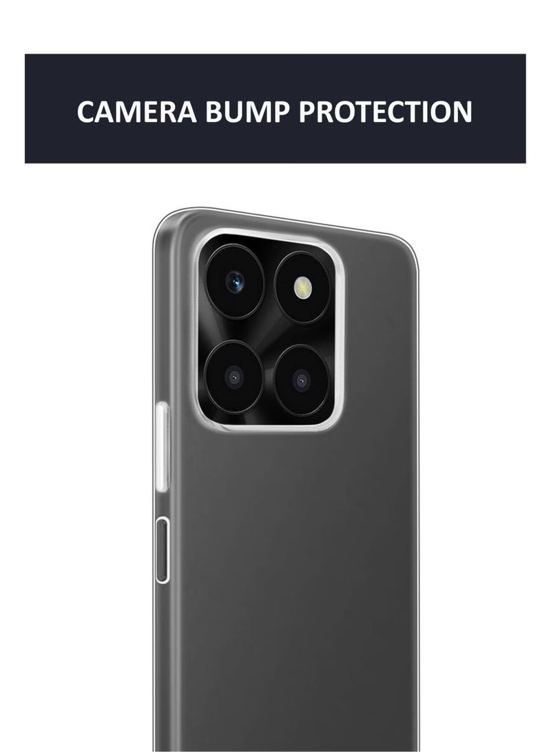 Beauenty For Honor X6B Shock Proof Case Cover - Ultra Clear, Durable  Accurate Cut-outs - Scratch, Dust  Smudge Protection - Clear Silicon Back Cover for Honor X6B - Image 4