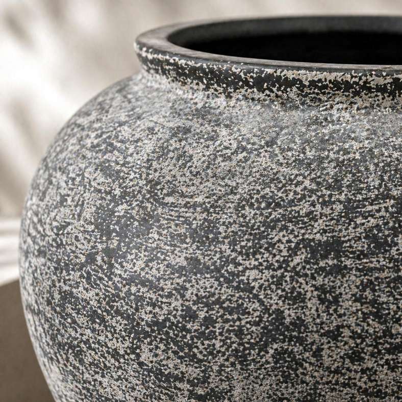Pan Home Capote Cement Pale Patina Mataka Vase 52X38cm - Brown - 112AIC9905072 - Image 2