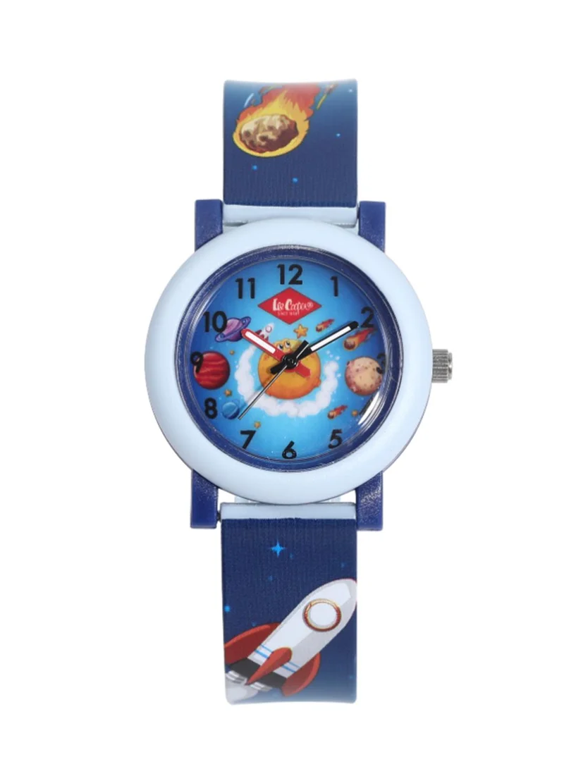 Lee Cooper Lee Cooper LC.K.2.999 Unisex Multi Function Display Watch & Silicone Strap Blue