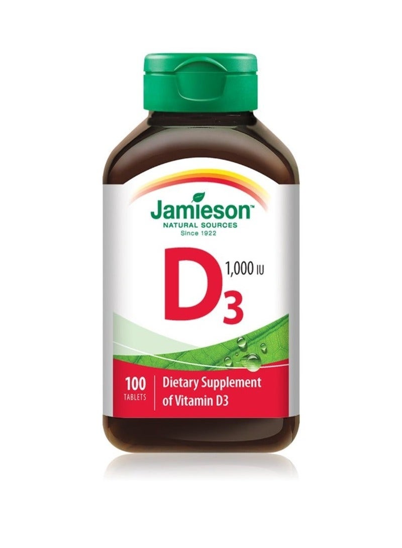 Jamieson Vitamin D 1000 IU 100 Tablets - Image 4