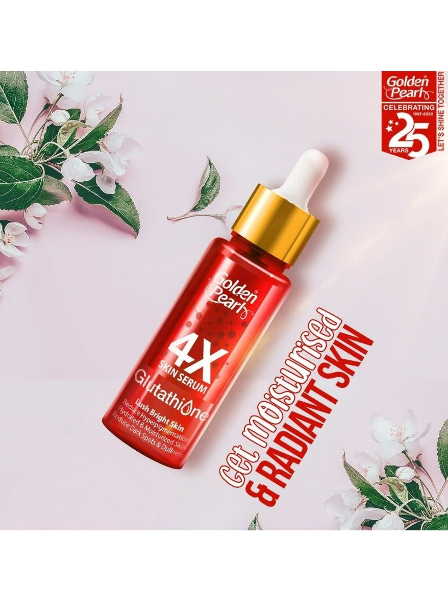 golden pearl glutathione serum 4X Face for Face Glowing with Glutathione Alpha Arbutin Hyaluronic Acid Skincare Serum Hyaluronic Acid Serum for Face Men Face Serum for Women 30ml evening after cleansing mesoterapia Size:25G B12 Injections Cost How