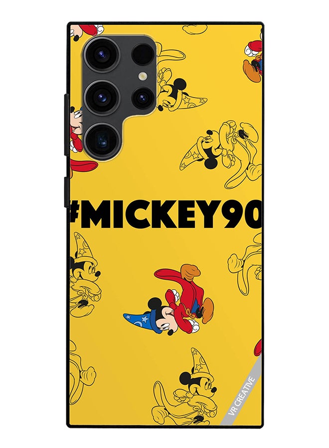 VR CREATIVE Protective Case Cover For Samsung Galaxy S24 Ultra Mickey 90 Design Multicolour - Image 1