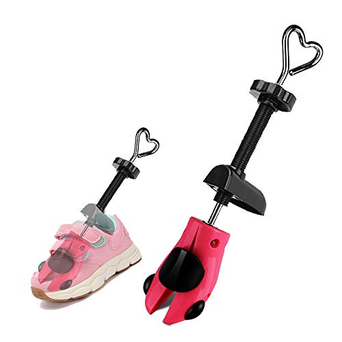 Valentoria Shoe Stretcher for Kids fit for 3-12 Years Old Children,4-Way Adjustable Shoe Stretcher for Boys Girls Length Width Wide Feet(Pink, Kids) - Image 4