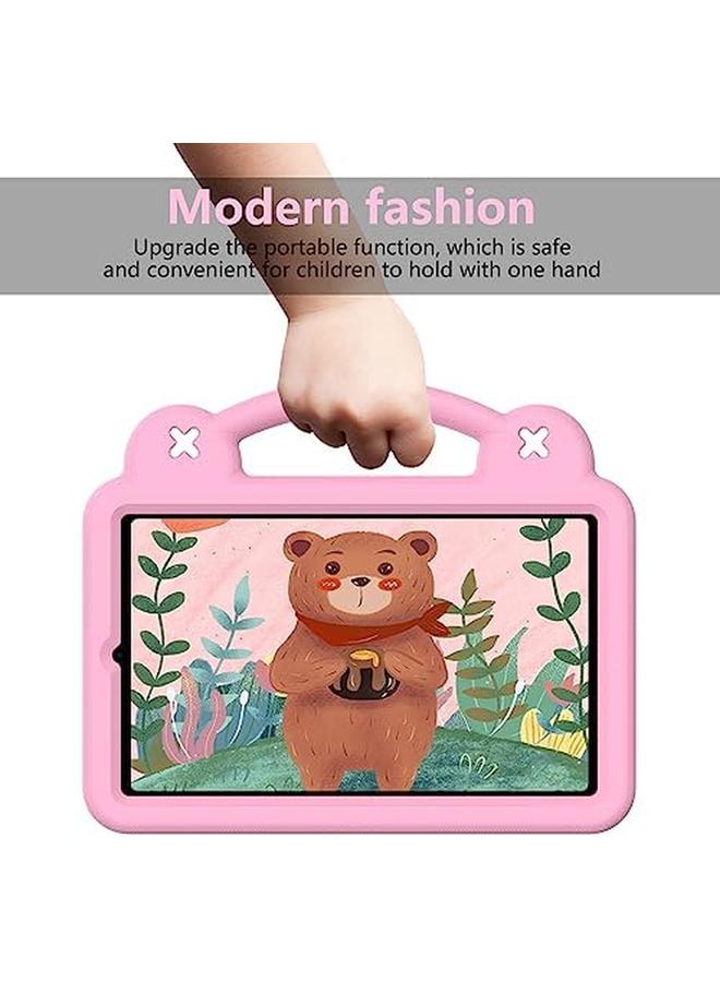 erorex Kids Case For Lenovo Tab M8 Hd (2019) Tab M8 Fhd (2Nd Gen) 2020 Tab M8 (3Rd Gen) 2021 Tab M8 (4Th Gen) 2023 Eva Silicone Shockproof Handle Kids Friendly Cover With Foldable Stand Pink  - Image 3