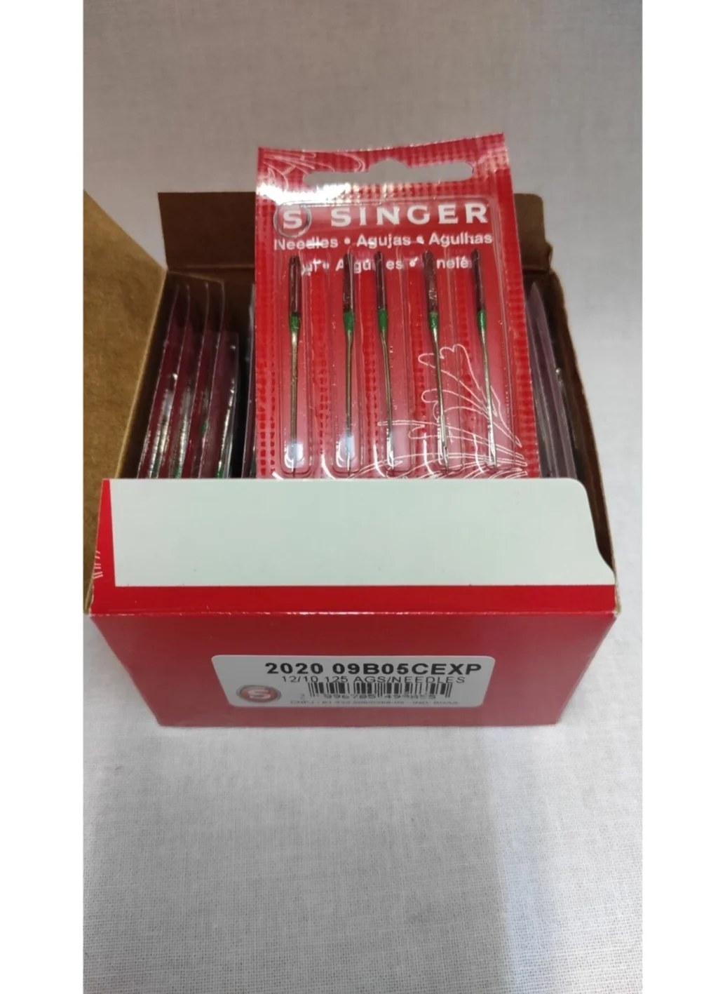 سينجر 9 Number 1 Box (25 PACK) Sewing Machine Needle 70/09