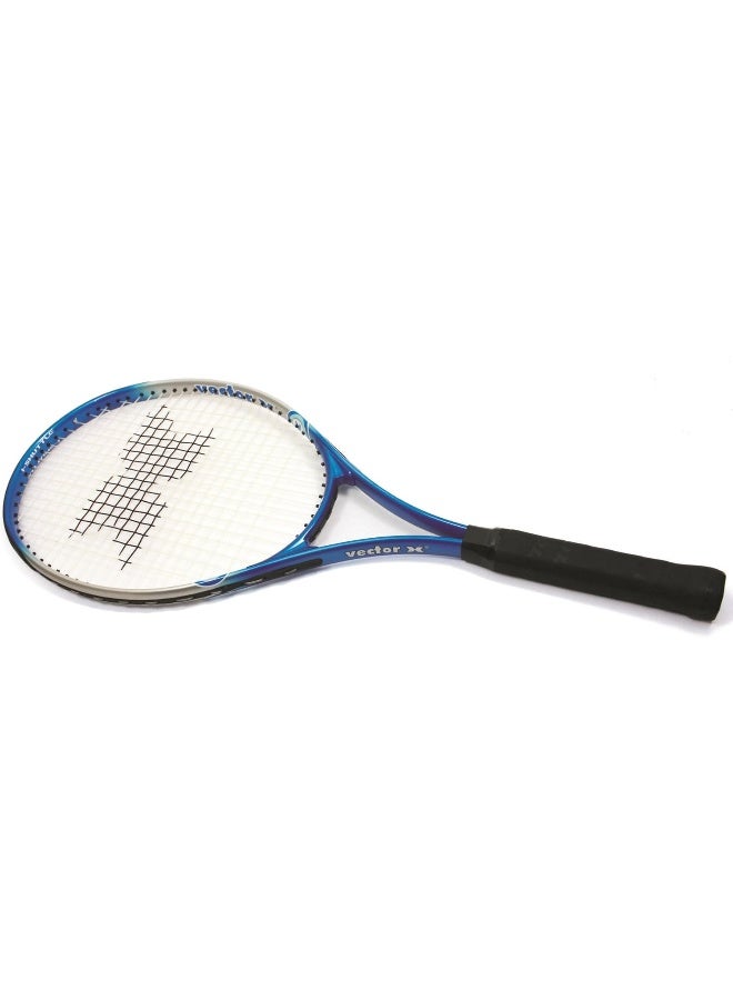 مضرب تنس Vector X Strung مع غطاء Vxt 520 - أصفر وأبيض، 23 بوصة