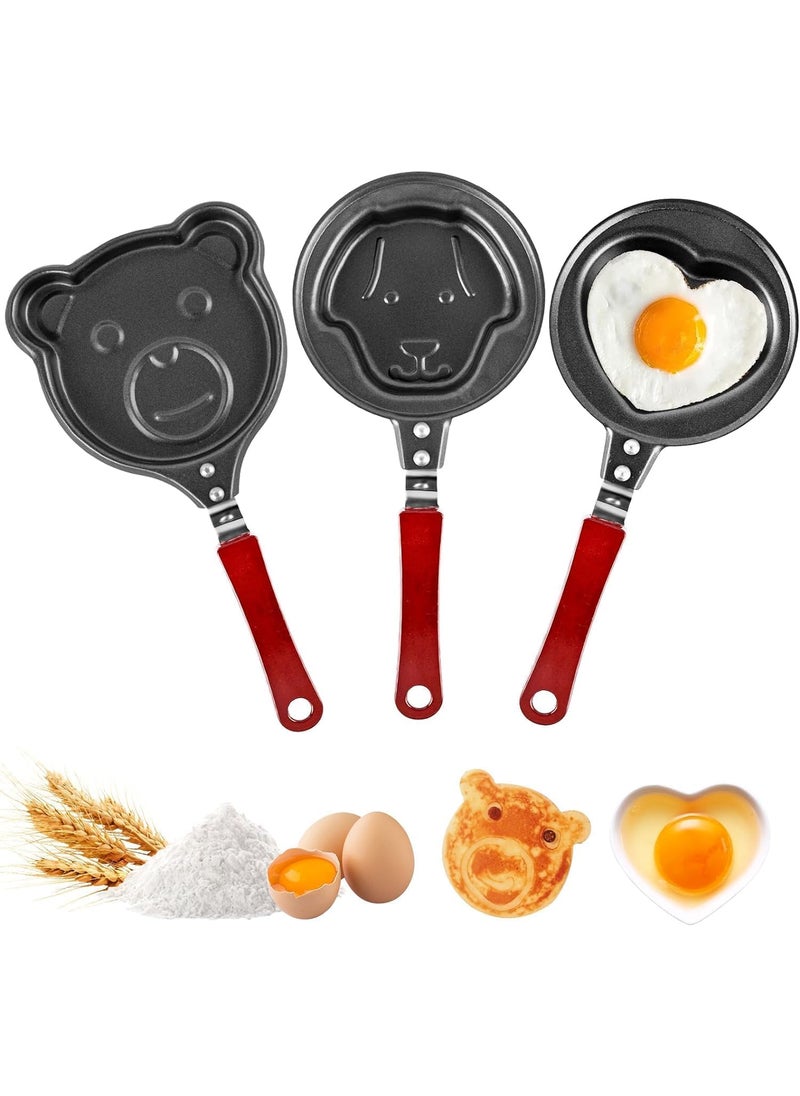 SIRIDHI - SIRIDHI NonStick Cartoon Shape Mini Egg Pancake Frying Pan Pancake Mold NonStick Cookware Saucepan Breakfast Maker Egg Frying Pan Omelette Pan Egg Frying Pan Cookware Tool Frying PAN Big - Image 1