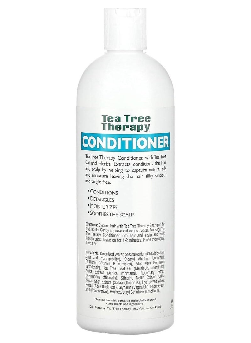Tea Tree Therapy Conditioner With Tea Tree Oil And Herbal Extracts 473 ML - Image 2