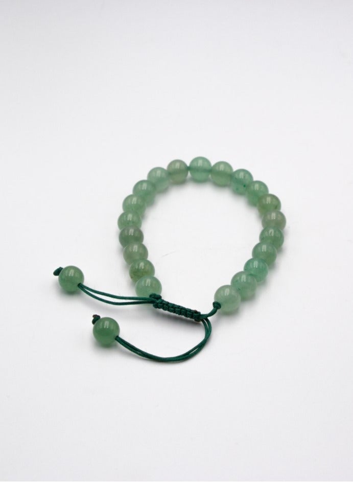 Alpine Crystals UAE Natural Green Aventurine Crystal Bracelet 8mm - Image 1