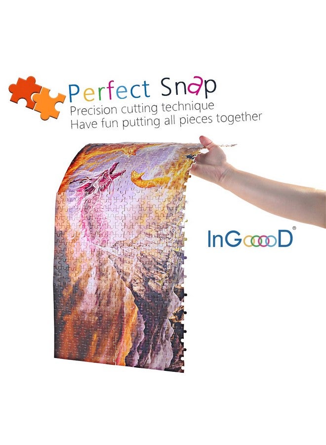 Ingooood-Jigsaw Puzzle 1000 Pieces-Fantasy Series-Ancient Mythical Beast_IG-1705 Entertainment Toys for Adult Special Graduation or Birthday Gift Home Decor - Image 5