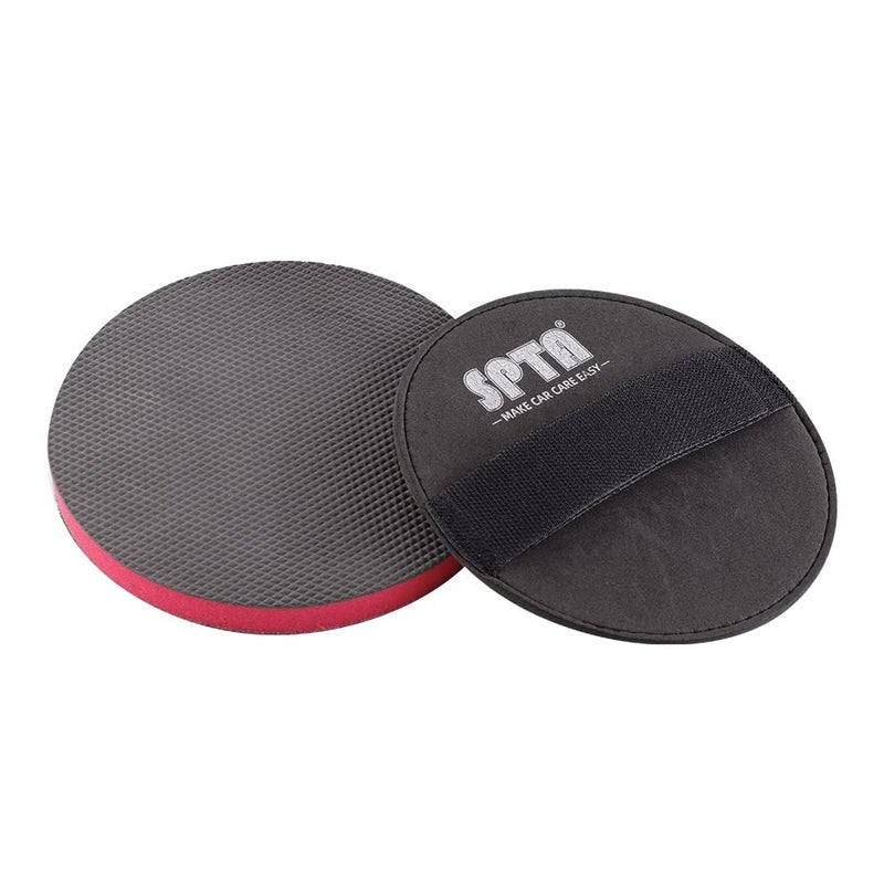 CHMLP6MA 6 Inch Mid Grade Synthetic Clay Bar Pad 1Pc Handle Grip Pad and Applicator for DA and Rotary Polisher Auto Detailing