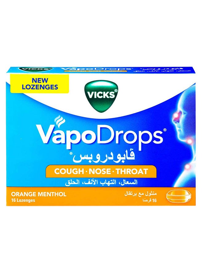 فكس فيكس فابو دروبس برتقالي، 16 قرص