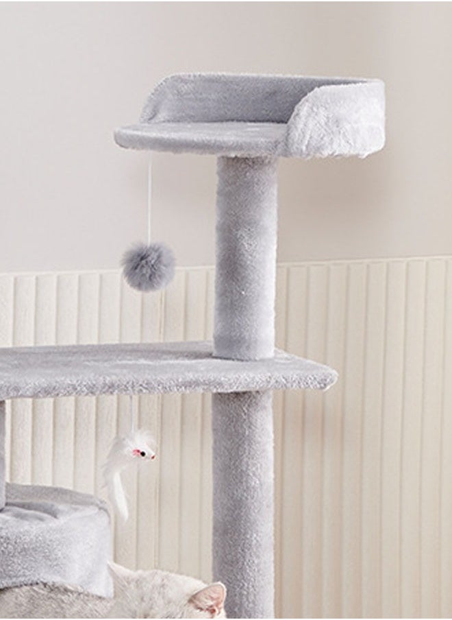 NKX - Multi-Level Kitten Play Tree with Scratching Post and Ladder - Image 1