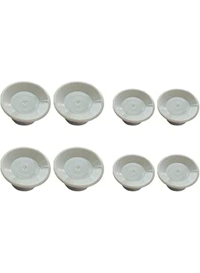 Universal Laptop Stand Set 8pcs with Anti Slip Silicone Cushions for Cooling and Support - Image 1