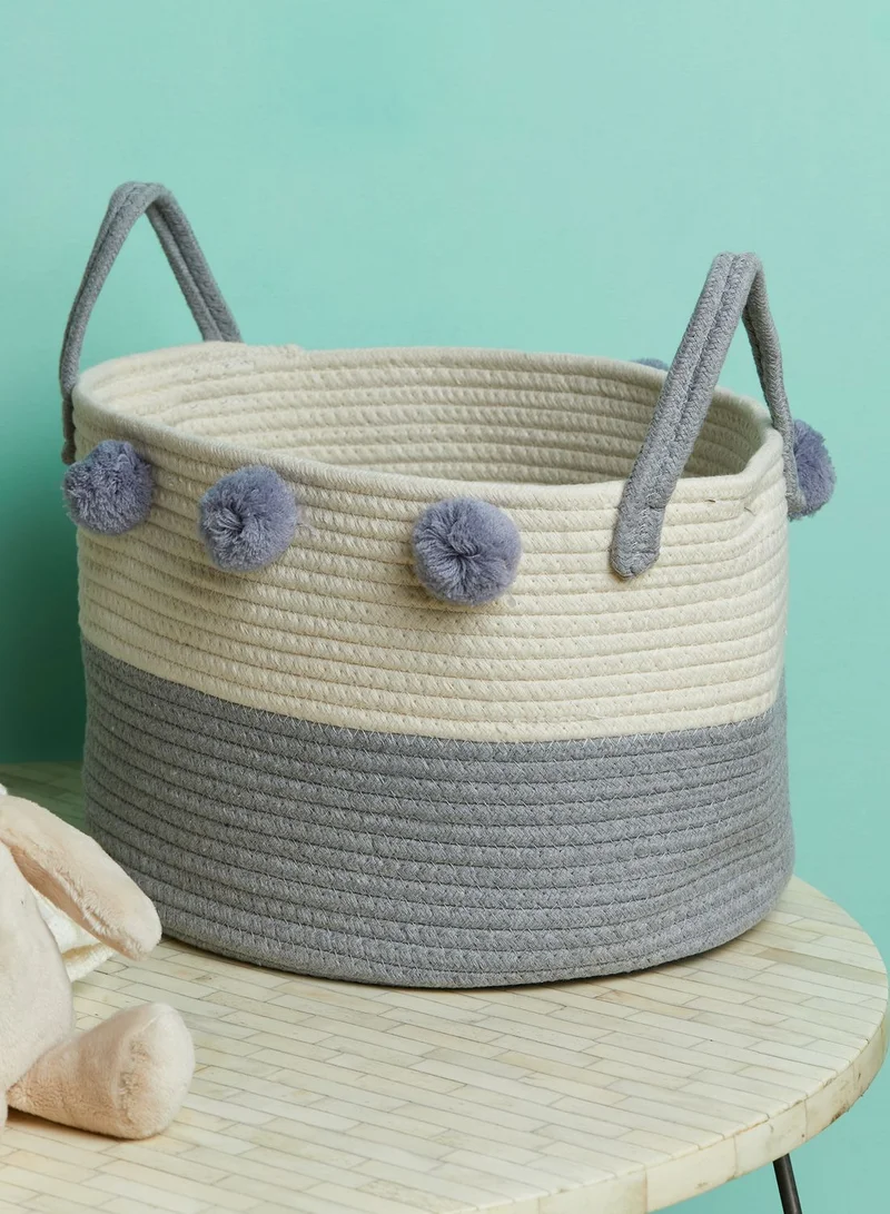 AURORA Pom Pom Storage Basket