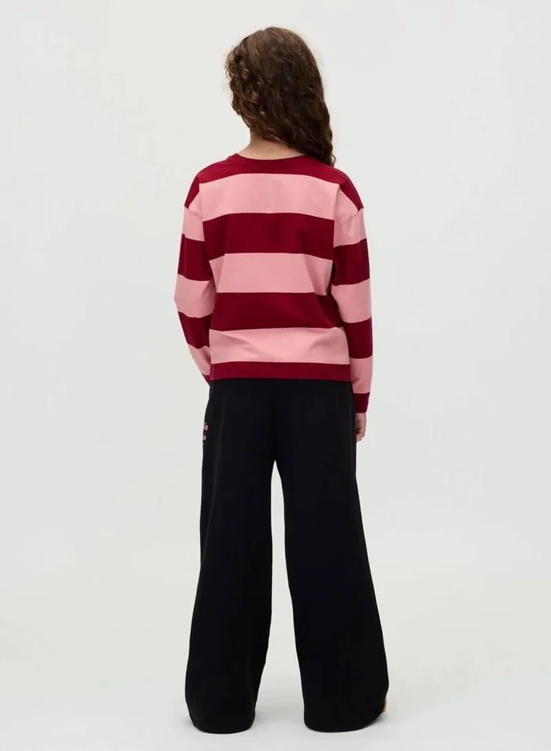 Calvin Klein Jeans Ck Black Wide Leg Pintuck Joggers for Women | Best Price UAE