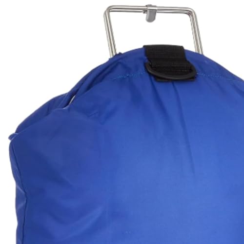Palantic Scuba Choice Palantic Lobster Catch Gear Nylon Game Bag Net with Stainless Steel Handle, 27"x17.5", Durable & Lightweight, Easy Clip Closure for and Fish Catching (Blue) - Image 3