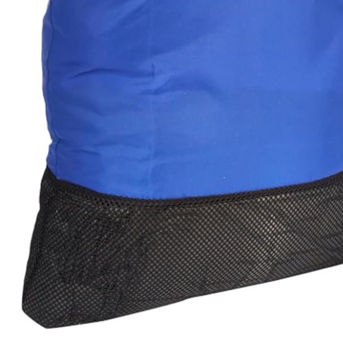 Palantic Scuba Choice Palantic Lobster Catch Gear Nylon Game Bag Net with Stainless Steel Handle, 27"x17.5", Durable & Lightweight, Easy Clip Closure for and Fish Catching (Blue) - Image 2