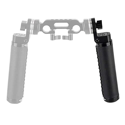 NICEYRIG Leather Rosette Handle M6 Thread Mount, Applicable for 15mm Camera Shoulder Rig Rod Support System - Image 2