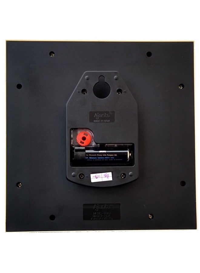 Ajanta Abstract Plastic Analog Wall Clock (1847, Ivory, 175 Mm X 175 Mm X 35 Mm) - Image 3