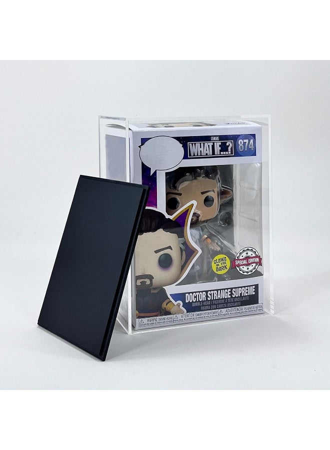 TPGP Display Case 5x3.93x6.7 Inch, Single-Piece Pop Protector Compatible with Funko POP! 4'' Figurine, Acrylic Box for Vinyl Figures  - Image 3