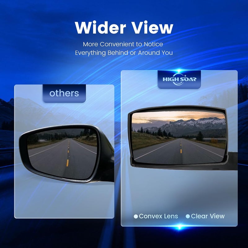 High Soar Chrome Hood Mirror Replacement for Volvo VNL 2000-2015, Left/Driver Side - Image 4