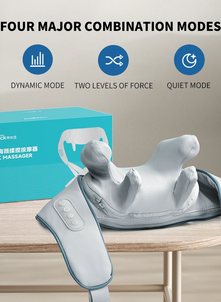 Arabest Neck Massager with Heat, Neck and Shoulder Massager - Deep Tissue Kneading Massage Pillow for Back, Legs and Waist Muscle Pain Relief - Home, Office & Car Use Gifts for Men Women Mom Dad - Image 2