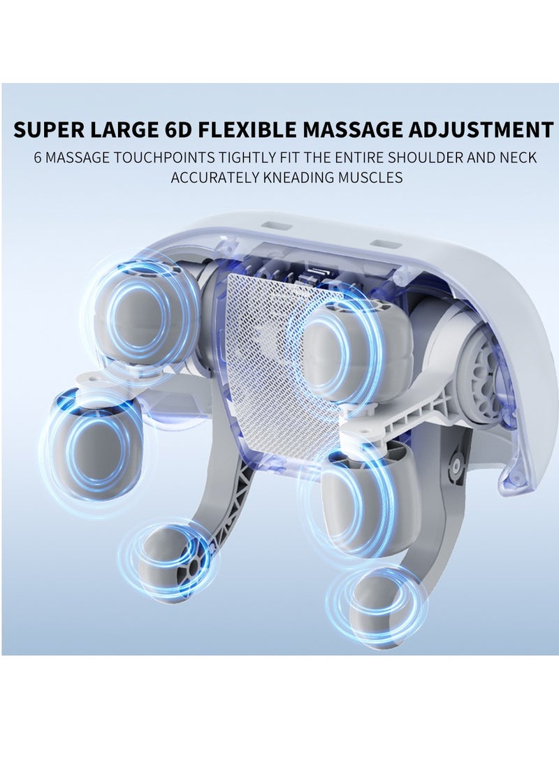 Arabest Neck Massager with Heat, Neck and Shoulder Massager - Deep Tissue Kneading Massage Pillow for Back, Legs and Waist Muscle Pain Relief - Home, Office & Car Use Gifts for Men Women Mom Dad - Image 3