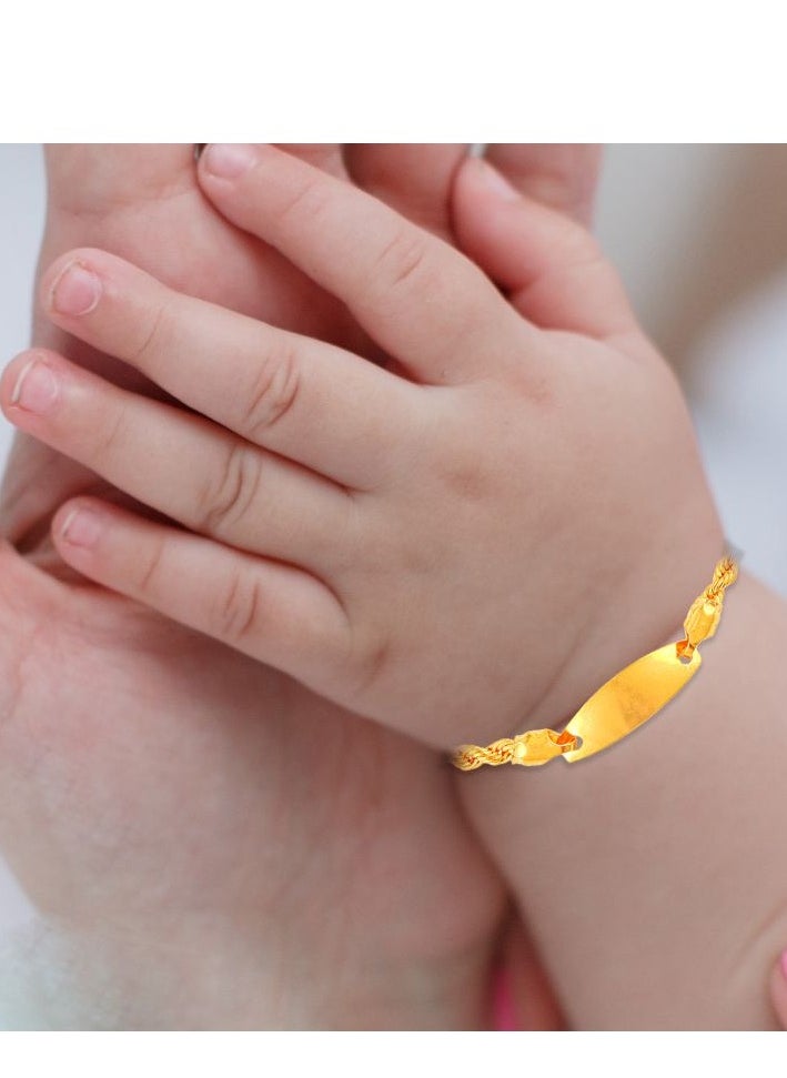 BAFLEH JEWELLERY - Exquisite 22K Gold Bracelets for Kids - Image 1