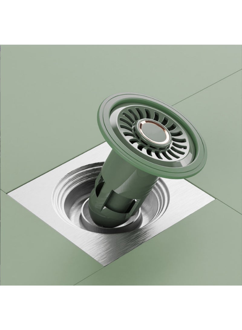 HOMESTAR Silicone Drain Non-Return Valve - 1 PC Bathroom Anti-Odor Cover, Flexible Sewer Pipe Insert for Sink and Shower Drain Protection - Image 1