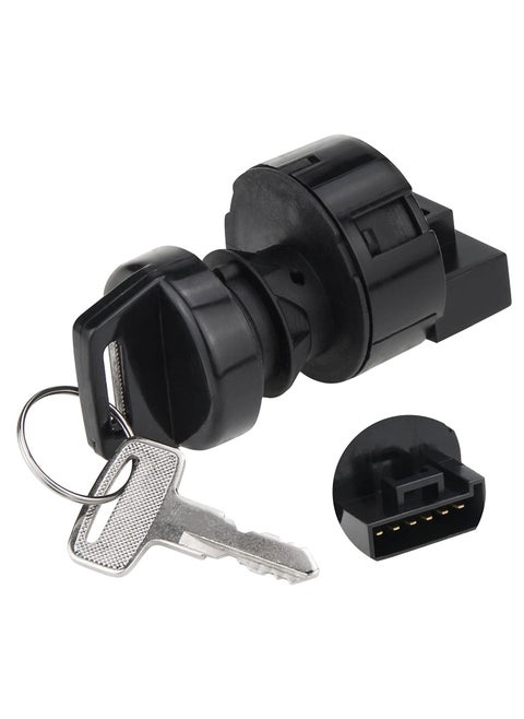 SYOSI 6-pin Ignition Switch for Polaris Ranger 400 425 500 570 700 800 900 1000 RZR Sportsman 600 - Replace 4011002 4012165, Key with Off/Run/Start