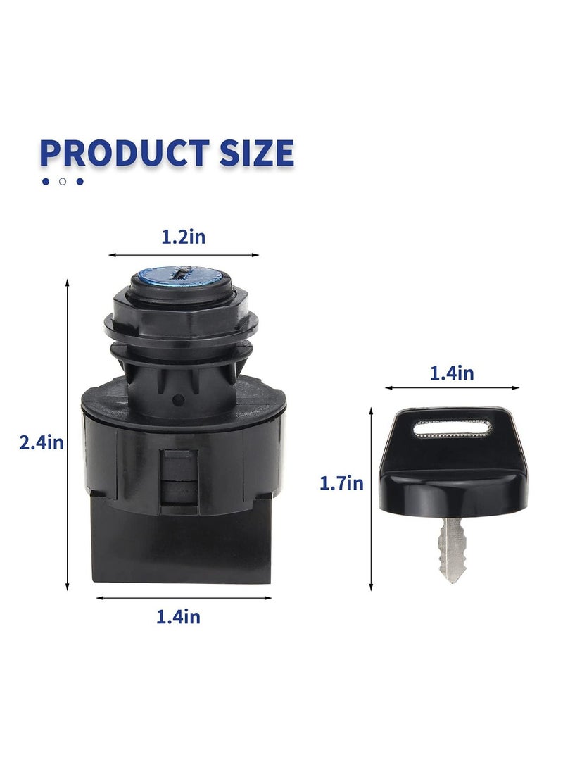Y&D - SYOSI 6-pin Ignition Switch for Polaris Ranger 400 425 500 570 700 800 900 1000 RZR Sportsman 600 - Replace 4011002 4012165, Key with Off/Run/Start - Image 1