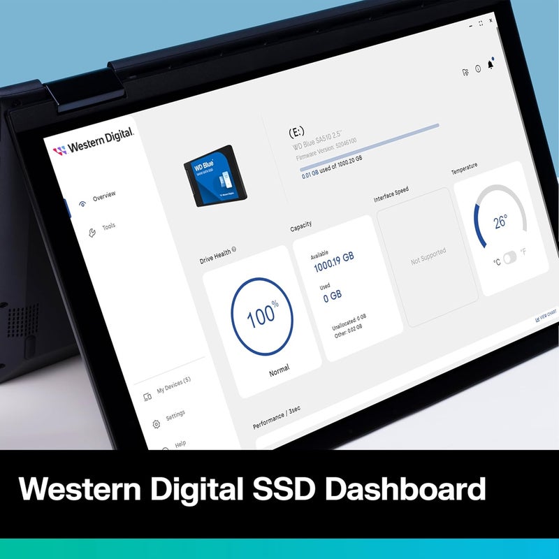 Western Digital WD Blue SA510 SATA 1TB, Up to 560MB/s, 2.5 Inch/7 mm, 5Y Warranty, Internal Solid State Drive (SSD) (WDS100T3B0A) - Image 4