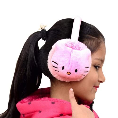 RR DESIGN Kid's Kitty Themed pack of 2 Winter Warm Earmuffs (random selection) - Image 3