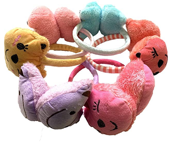 RR DESIGN Kid's Kitty Themed pack of 2 Winter Warm Earmuffs (random selection) - Image 1