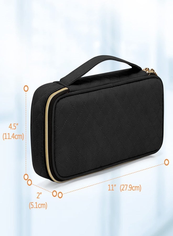 داميرو حقيبة داميرو الواقية لسماعات الطبيب مع فاصل لملحقات التمريض، حقيبة حمل سماعات الطبيب للسفر متوافقة مع سماعات 3M Littmann/ADC/Omron وغيرها، أسود - Image 5