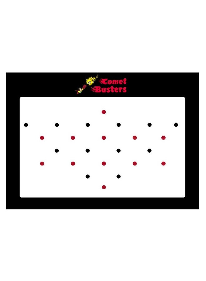 Comet Busters Round Tiny Black and Red Bindi (2 mm) (BIN952) - Image 3
