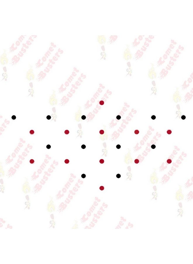 Comet Busters Round Tiny Black and Red Bindi (2 mm) (BIN952) - Image 4