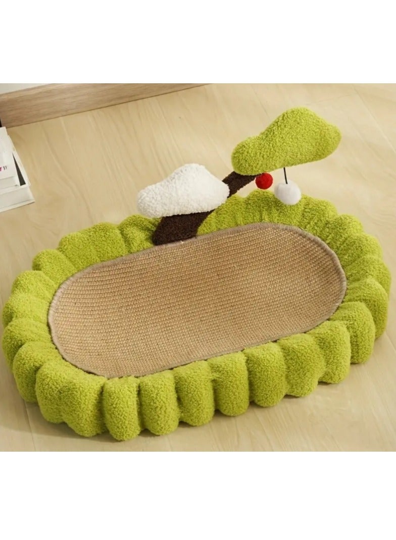 Altheqa Cat Furniture Scratchers Sisal Scratch Board Nest Sisal Cat Scratching Mat Wear-resistant And Scratch-resistant Cat Tree Toy - Image 1