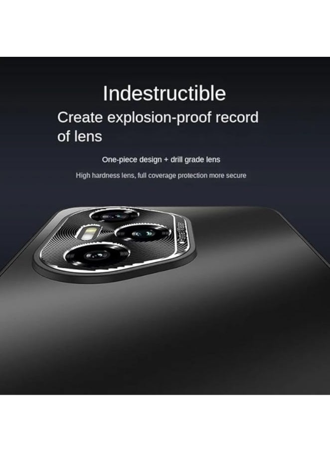 ماركة غير محددة - متوافقة مع حالة Honor 300 Pro (2024)، مع حماية عدسة الكاميرا، ظهر صلب، حالة PC مطلية بالكهرباء أملس خفيفة الوزن لـ Honor 300 Pro - Image 1