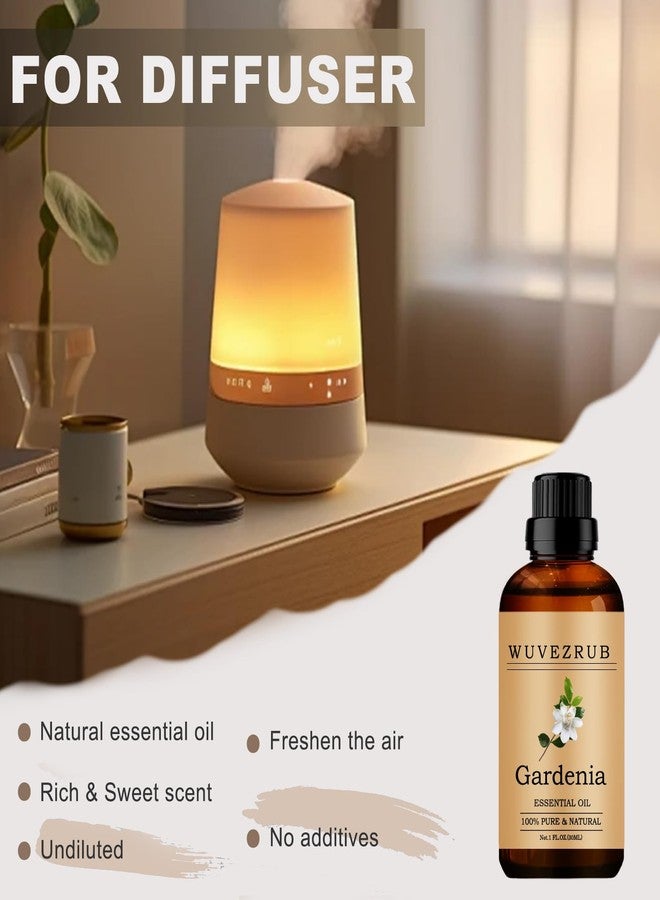 زيت الغاردينيا العطري من ووفيزروب، 30 مل، زيت عطري نقي وطبيعي لموزع الروائح - غاردينيا / 1 أونصة سائلة - Image 5