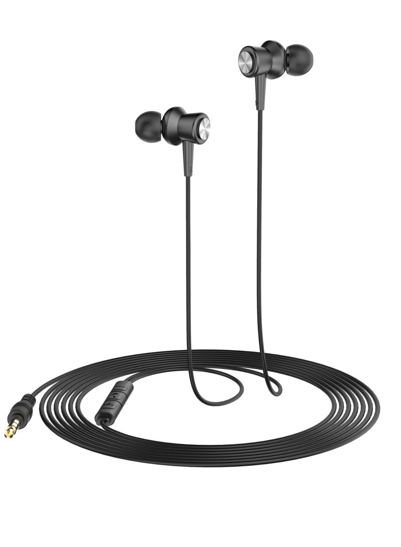 Cellairis Rush II Metal Wired Earphones - Black - Image 2