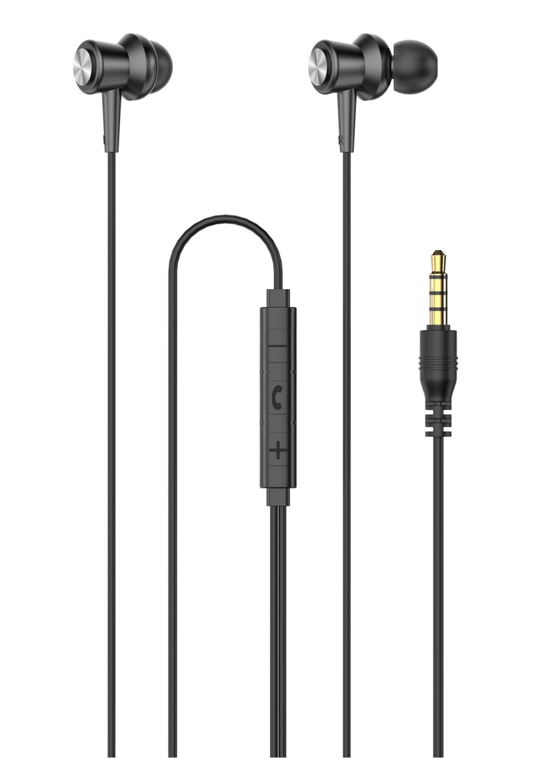 Cellairis Rush II Metal Wired Earphones - Black - Image 5